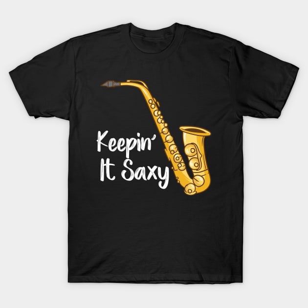 Saxophone t shirts funny on sale
